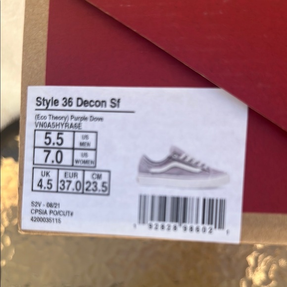 Vans 36 Deacon SF Purple Dove - Picture 7 of 7